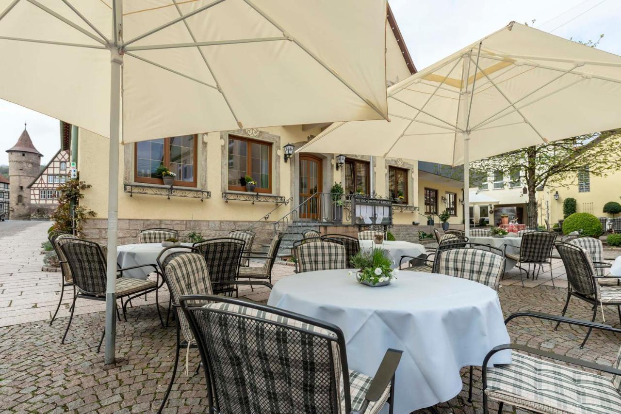 Hotel Gasthof Krone Niederstetten المظهر الخارجي الصورة