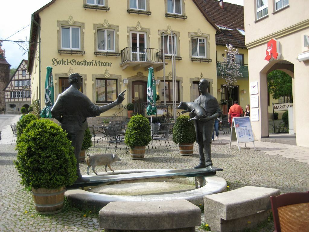 Hotel Gasthof Krone Niederstetten المظهر الخارجي الصورة
